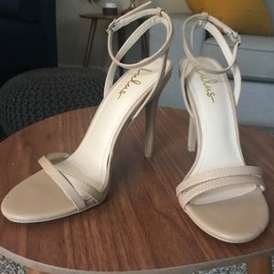 Lulu's Nude Heels - new, never worn!